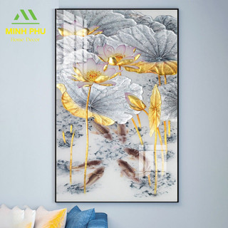 Tranh Treo Tường Cá Coi Phong Thủy - Tranh Laminate Tráng Gương Cao Cấp