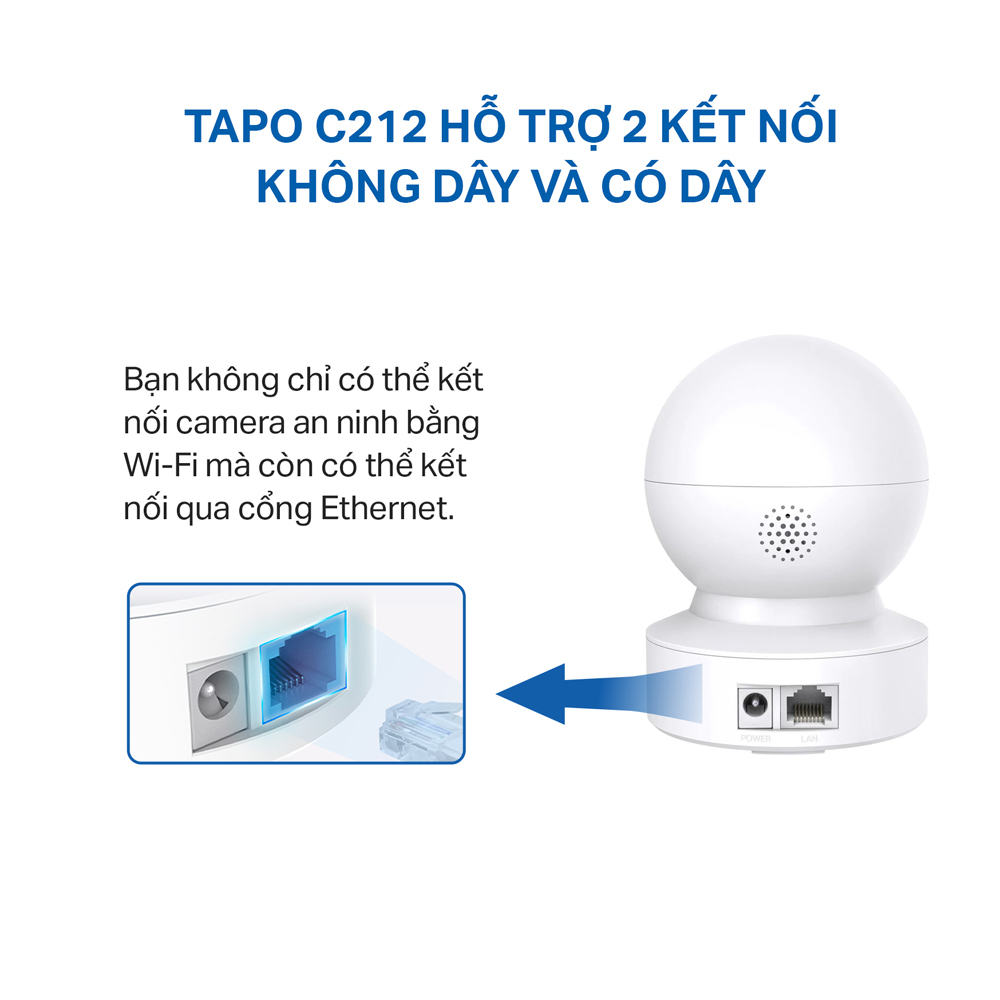 [Hỏa Tốc] Camera Wifi TP-Link Tapo C200/ C210/ C211/ C212/ C220 Full HD 2MP/3MP/2K QHD Quay Quét 360 độ Giám Sát An Ninh