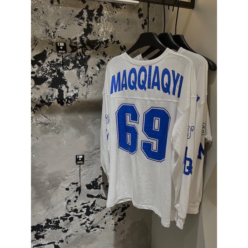 Áo Thun Dài Tay Số 69 In 2 Mặt Dáng Thụng Giấu Quần