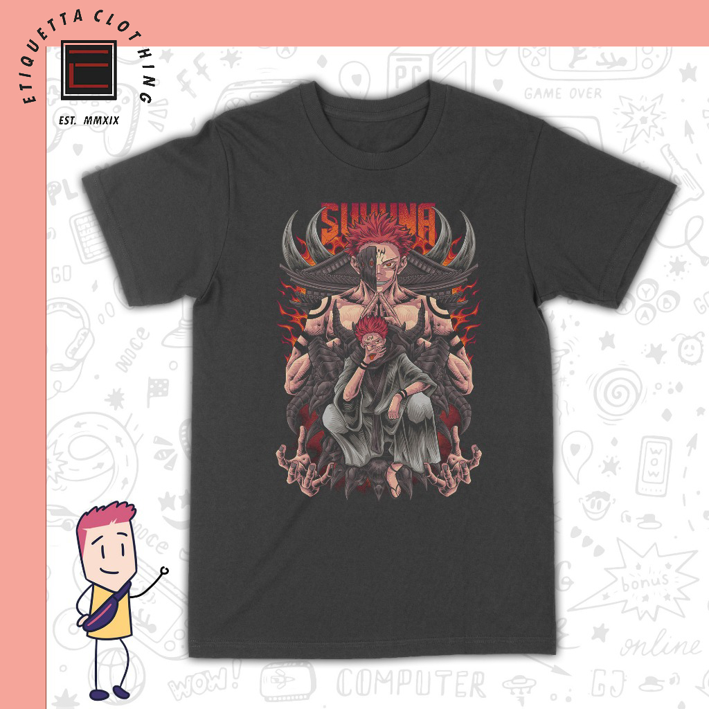 Áo Thun Times Youth League TNT -  Sukuna - Chú Thuật Hồi Chiến