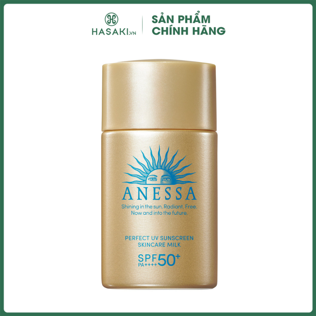 Sữa Chống Nắng Anessa Dưỡng Da Kiềm Dầu 20ml (Mẫu Mới 2022) SPF50+ PA++++ Hasaki Sản Phẩm Chính Hãng