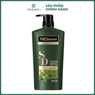 Dầu Gội TRESemmé Gừng & Trà Xanh Detox Tóc Chắc Khỏe Salon Detox Shampoo 850g Hasaki Sản Phẩm Chính Hãng