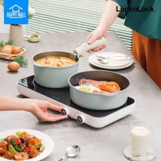 Bếp điện từ đôi LocknLock EJI326WHT màu trắng Happy Mall