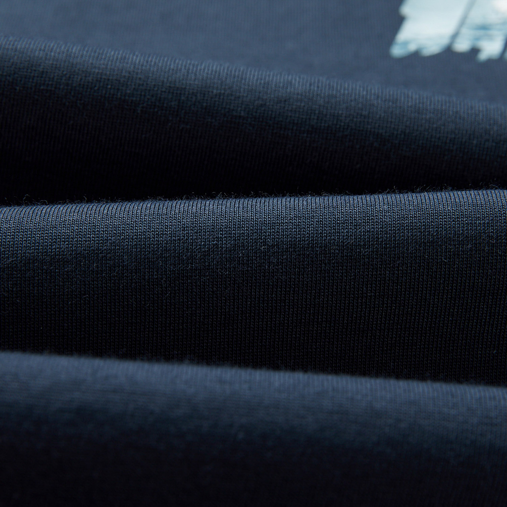 HLA -  Áo thun nam ngắn tay in chữ hút ẩm thoáng khí Letter printed moisture round neck T-shirt