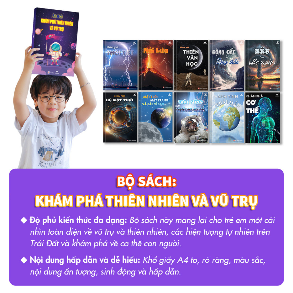Bộ khoa học - Khám phá thiên nhiên và vũ trụ