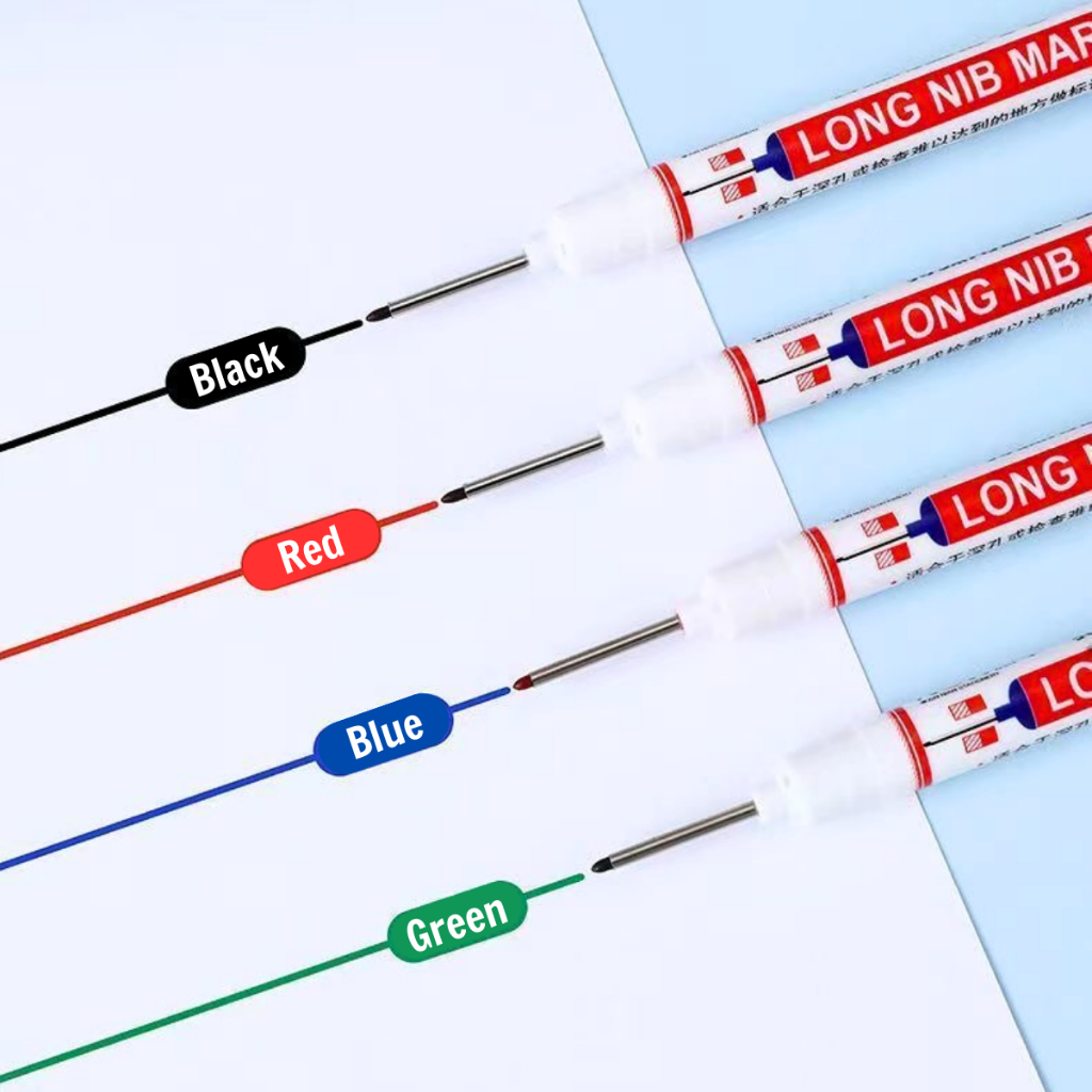 Bút lấy dấu, bút lông đánh dấu ngòi dài 2cm khô nhanh, kháng nước dùng làm mộc, kim khí, xây dựng