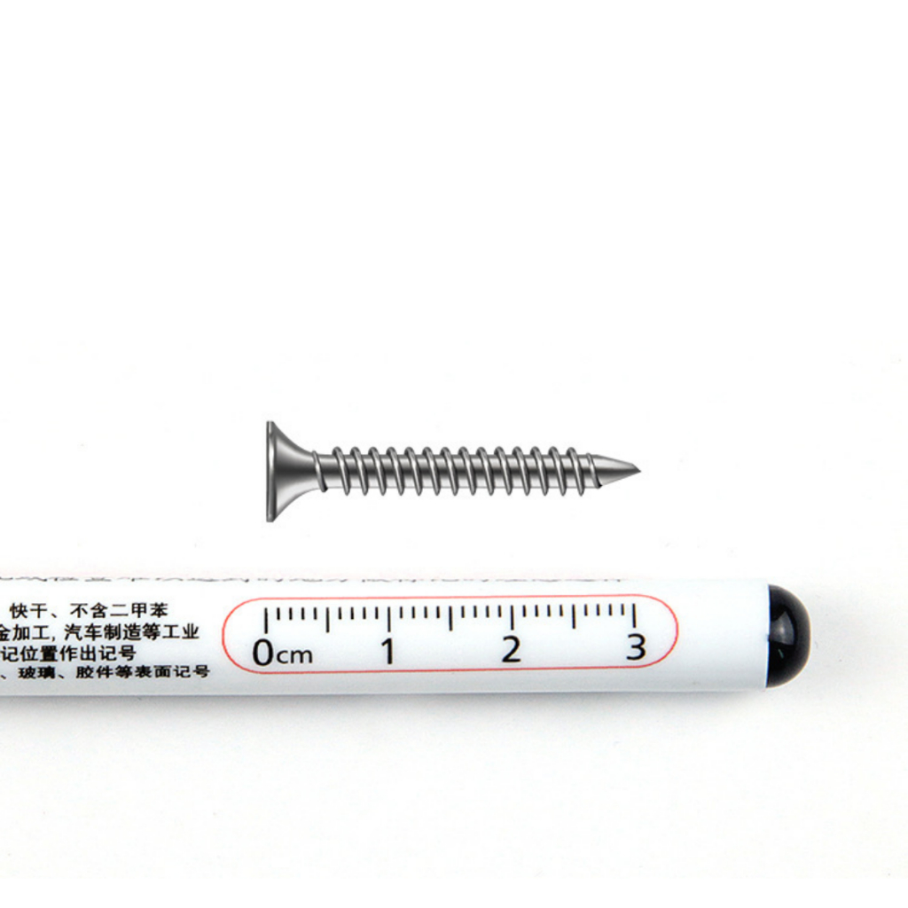 Bút lấy dấu, bút lông đánh dấu ngòi dài 2cm khô nhanh, kháng nước dùng làm mộc, kim khí, xây dựng