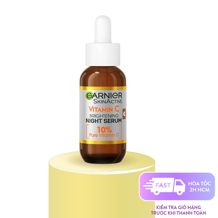 Tinh Chất Dưỡng Sáng Da Garnier Bright Complete 30x, 10% Pure Vitamin C Booster Serum 30ml
