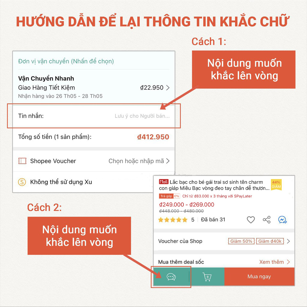 Vòng bạc cho bé gái trai sơ sinh khắc tên miễn phí Quà tặng thôi nôi Miêu Bạc lắc đeo tay chân trẻ em L400326