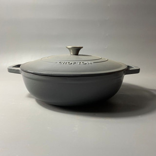 Nồi Lẩu Gang Phủ Gốm Tráng Men Cao Cấp 30cm 5QT(4.7Lít) Dùng Được Bếp Từ