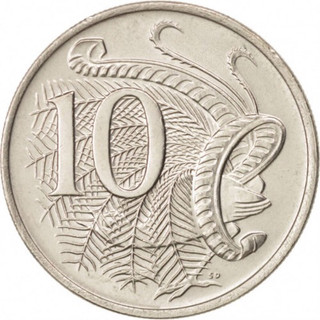 Đồng xu 10 cent của úc 1967 - 2020