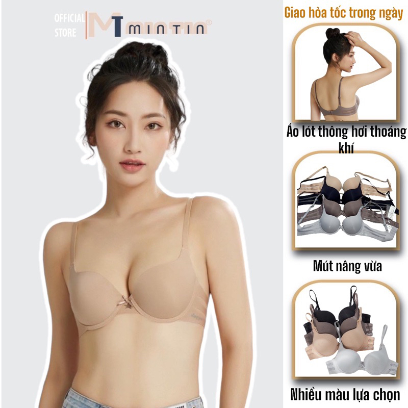 Áo ngực có gọng thái BAQIYA Thông Hơi Không hằn viền Mã K91 su đúc đệm 2,5cm nâng đẩy tự nhiên [MinT