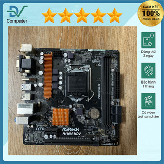 H110 m-hdv form nhỏ có hdmi asrock đẹp bh 1 tháng