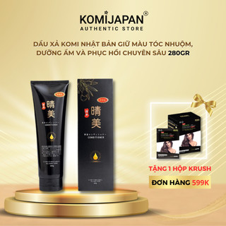 Dầu xả cho tóc nhuộm Komi Nhật Bản giữ màu nhuộm bền đẹp và phục hồi hư tổn sâu bên trong 280gr