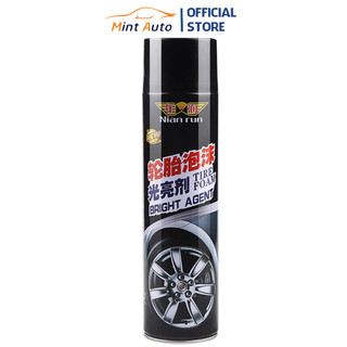 Chai đánh bóng lốp, hỗ trợ bảo dưỡng lốp xe đen bóng lốp Nian Run dung tích 650ml