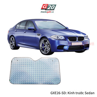Tấm chắn nắng tráng bạc cách nhiệt cho xe ô tô GXE26 (Đủ phiên bản kính trước, sau, cửa bên)