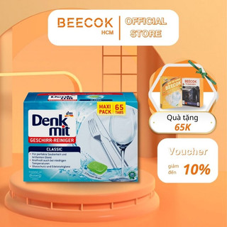 Viên rửa chén bát Denkmit 65 viên Hàng Đức