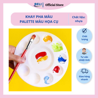 Khay vẽ màu nước, pha màu, họa cụ chuyên dụng
