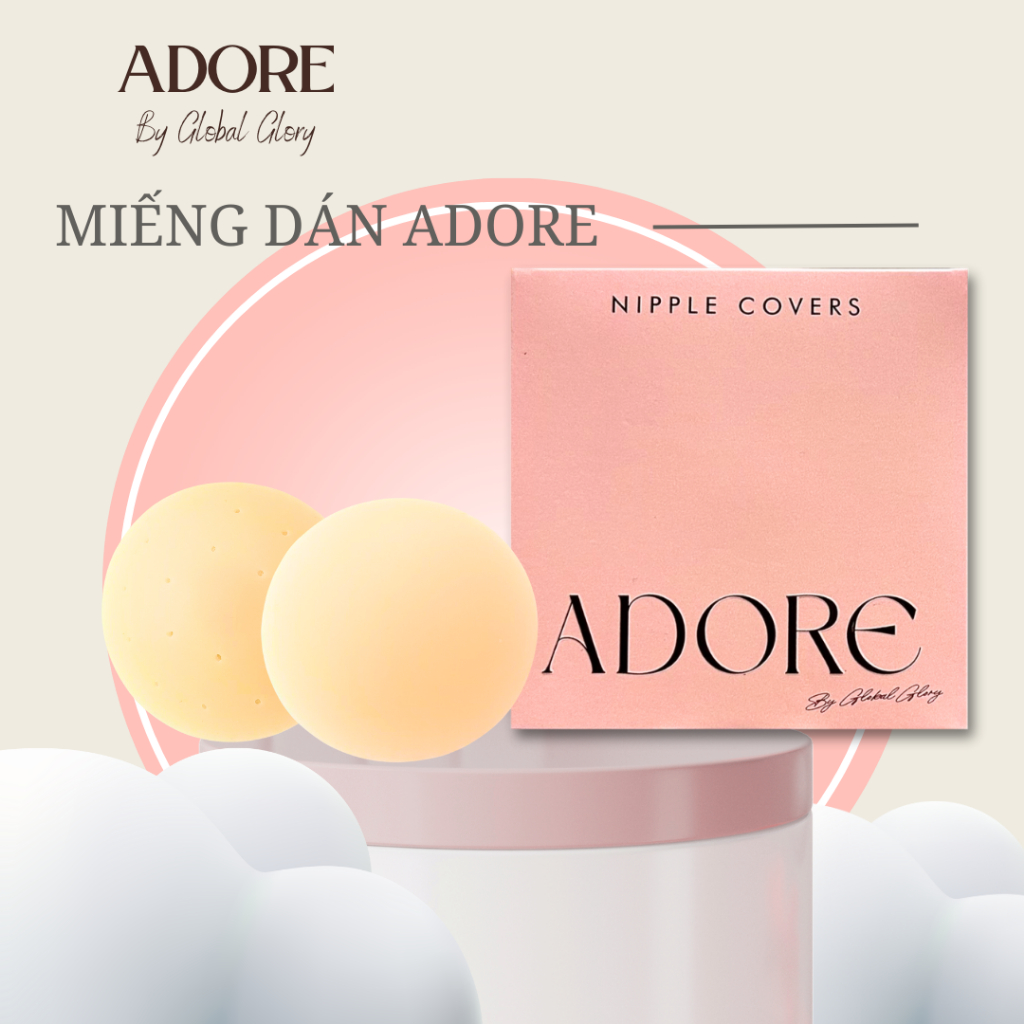 Miếng dán ngực silicone tàng hình cao cấp ADORE