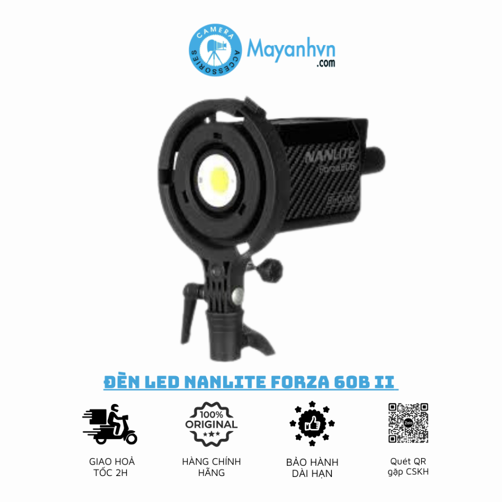 Đèn Led Nanlite Forza 60b II Bicolor Bảo Hành 12 Tháng