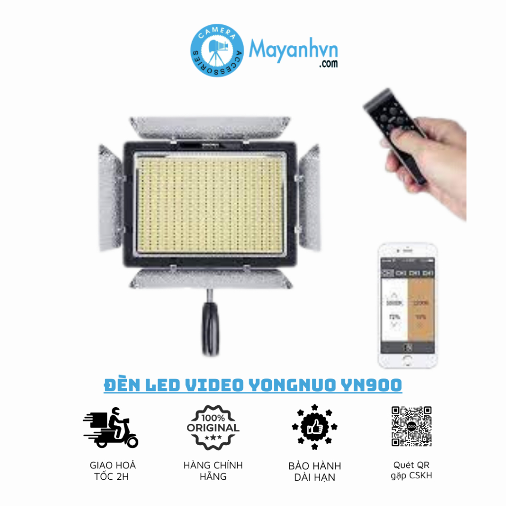 Đèn Led Video Yongnuo Yn900 Bảo Hành 12 Tháng