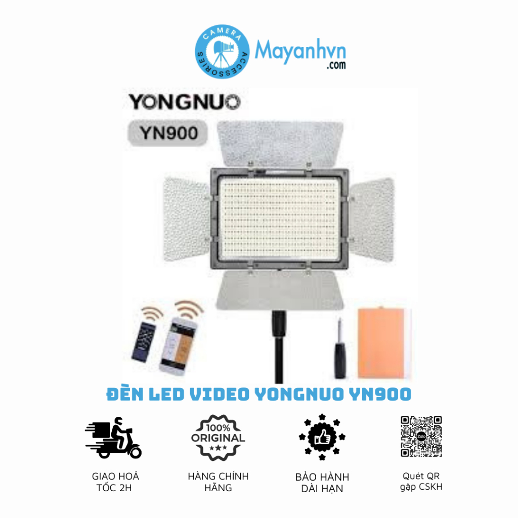 Đèn Led Video Yongnuo Yn900 Bảo Hành 12 Tháng