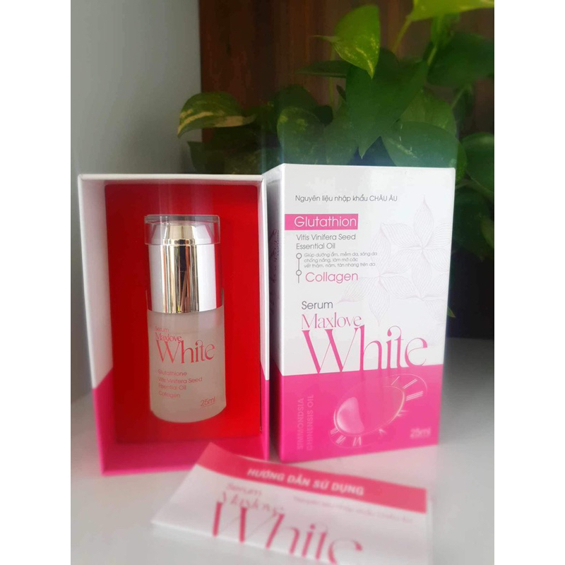 Serum colagel dưỡng trắng da, mờ nám MAXLOVE WHITE