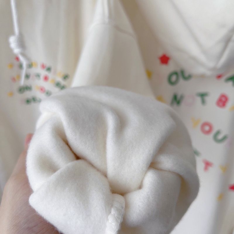 Áo Khoác Nỉ Mũ 2 Lớp Hoạ Tiết Chữ 7 Màu Chất Nỉ Bông Dày Dặn Xịn Xò