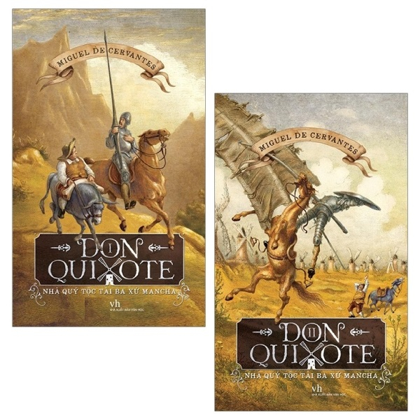 Sách - Don Quixote: Nhà Quý Tộc Tài Ba Xứ Mancha (Bộ 2 Tập)