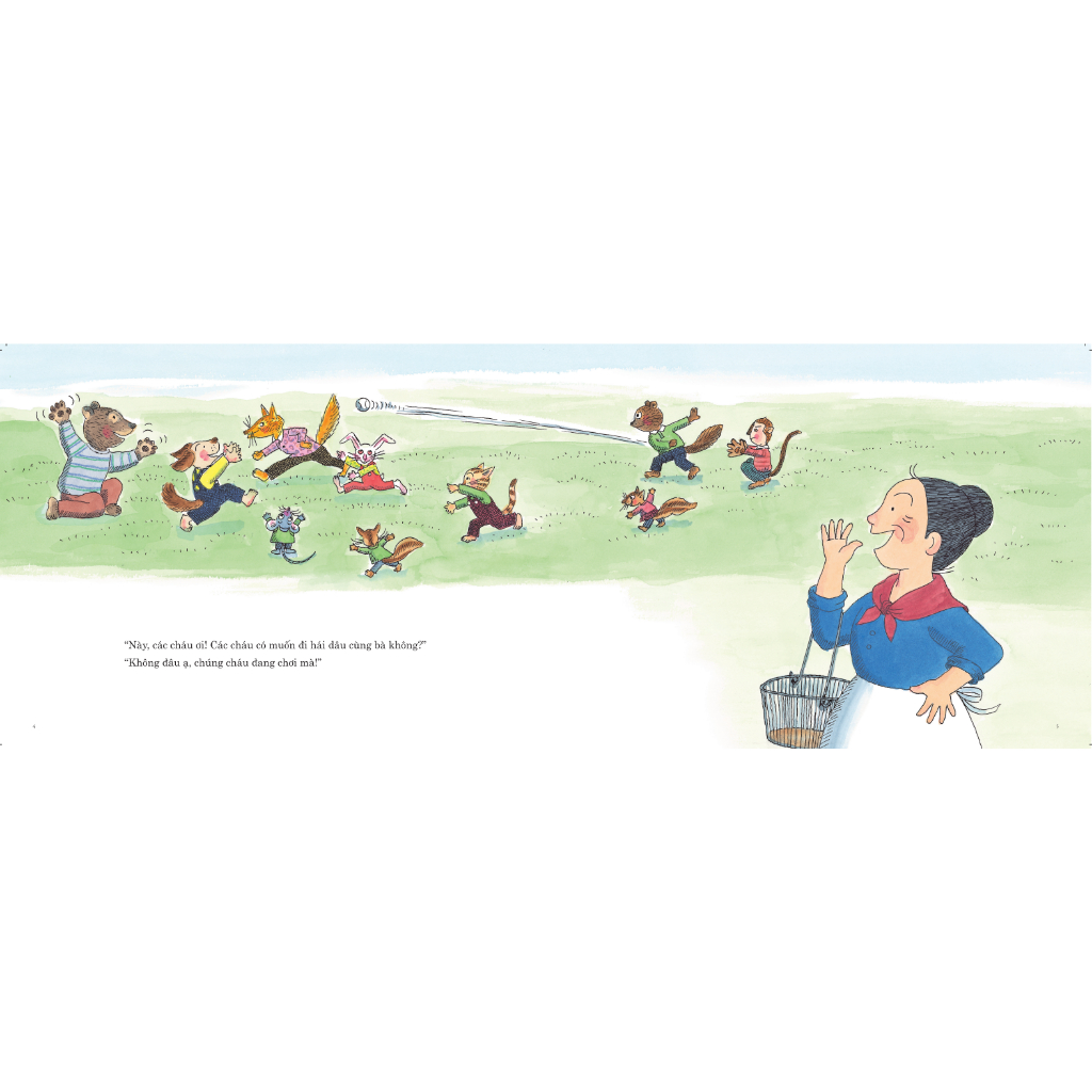 Sách Ehon - Combo bà Baba - Phát triển tư duy cho bé 3 6 tuổi - Trứng vịt, Hái dâu, Đêm tất bật, Hạt dưa hấu | BigBuy360 - bigbuy360.vn