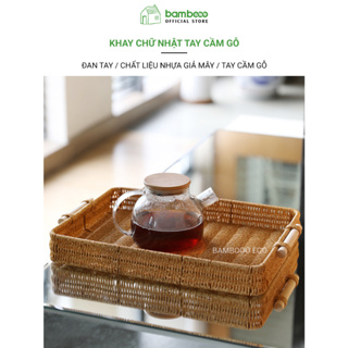 Khay đựng đồ BAMBOOO ECO đựng hoa quả thay đĩa sứ