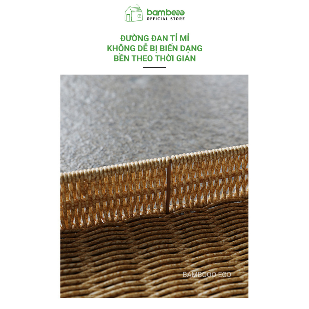 Khay đựng đồ BAMBOOO ECO đựng hoa quả thay đĩa sứ - để trái cây đồ khô trong nhà hàng , khách sạn , gia đình đa năng