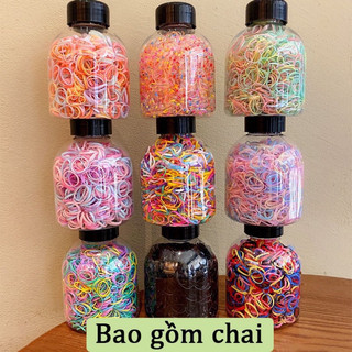 Hộp 1000 chun buộc tóc cho bé