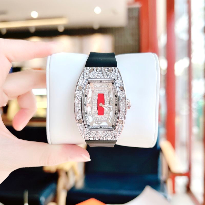 Đồng hồ nữ Davena 31995 Silver Watch 36mm, Authentic, Full box, Luxury Diamond Watch