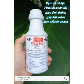 Phân hữu cơ đạm cá mòi fish emulsion nhập khẩu mỹ - hãng cropmaster