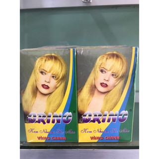 Thanh lý hết 4chai Nhuộm tóc ORINO 25ml (3c vàng-1chai đỏ)