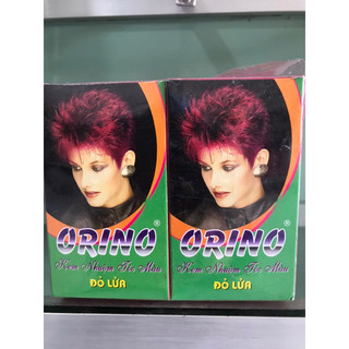 Thanh lý hết 4chai Nhuộm tóc ORINO 25ml (3c vàng-1chai đỏ)