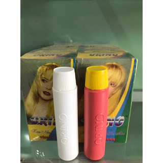 Thanh lý hết 4chai Nhuộm tóc ORINO 25ml (3c vàng-1chai đỏ)