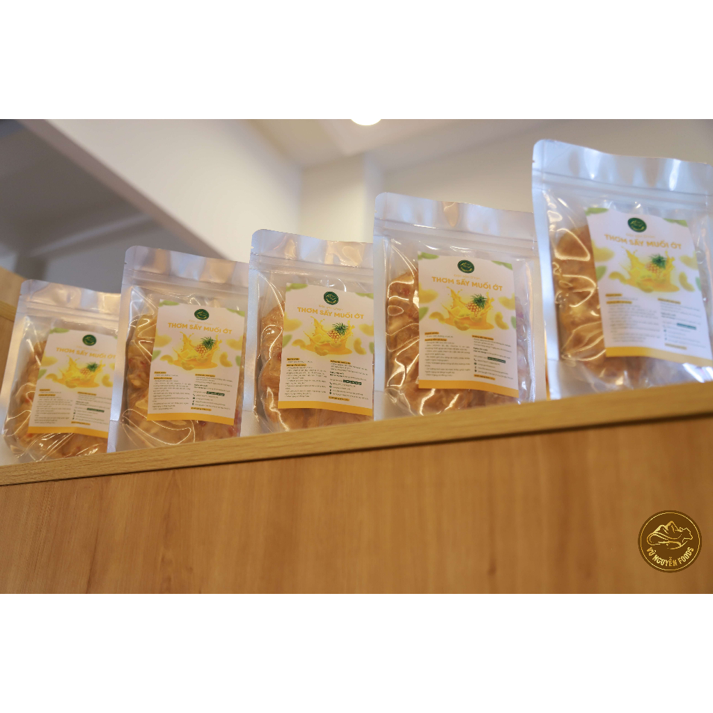 Thơm Sấy Muối Ớt túi 250g | Đặc sản Đà Lạt