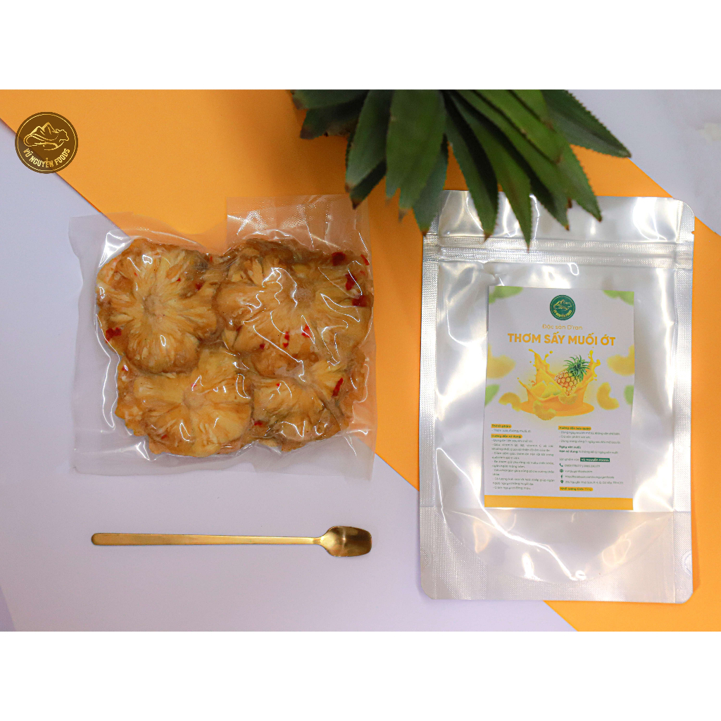 Thơm Sấy Muối Ớt túi 250g | Đặc sản Đà Lạt