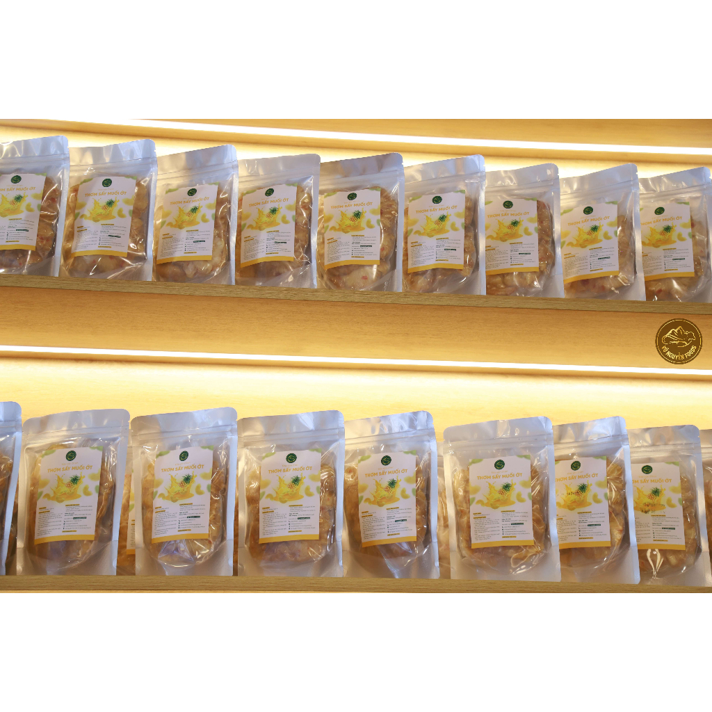 Thơm Sấy Muối Ớt túi 250g | Đặc sản Đà Lạt