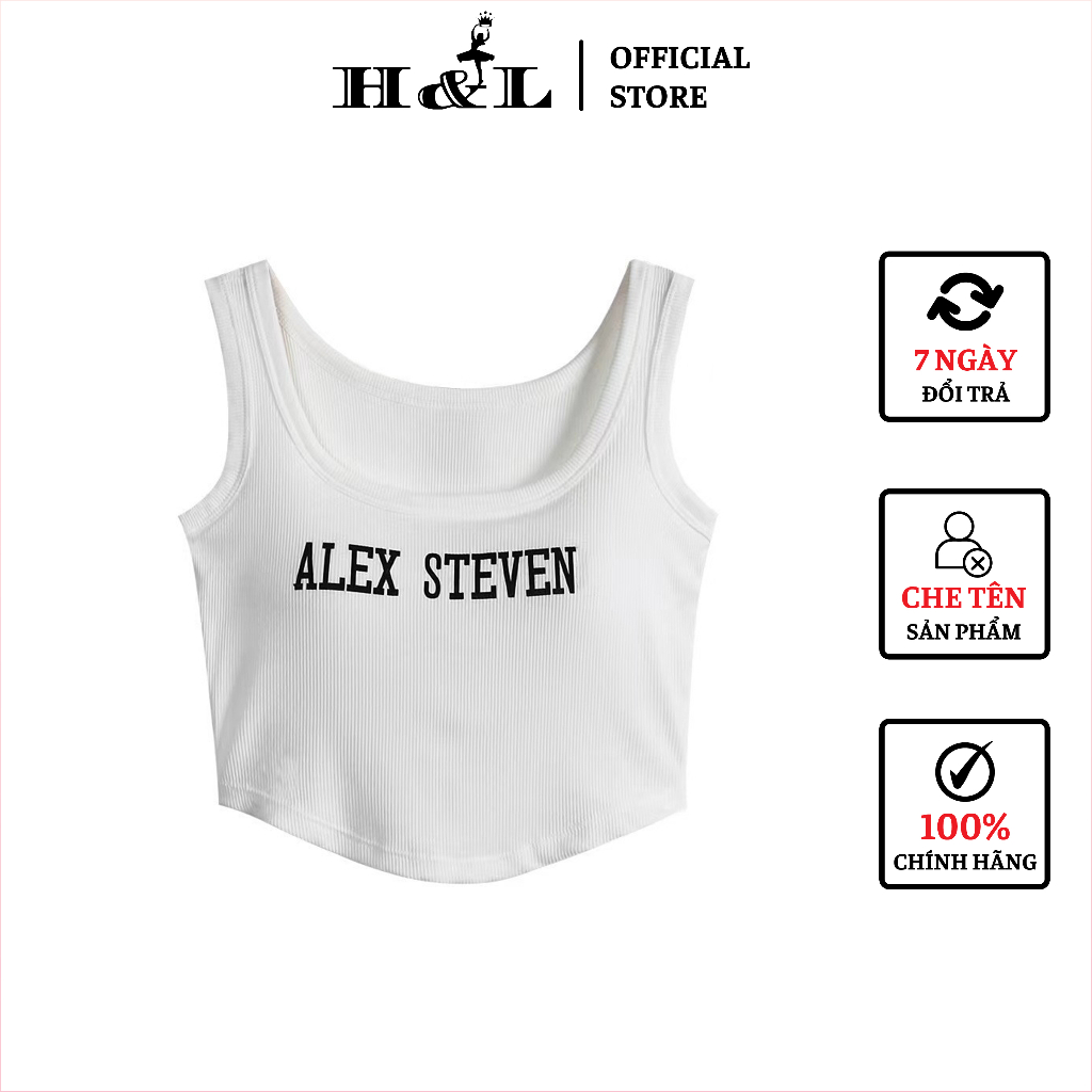 Áo croptop ba lỗ cotton mềm mại thấm hút tốt, mút mỏng nhẹ HL BOUTIQUE B314