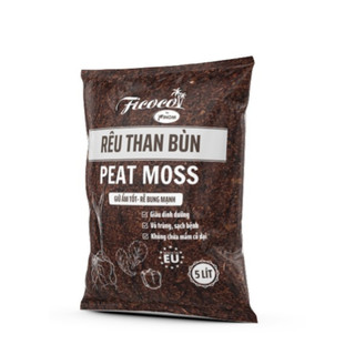 Than Bùn Peat Moss - 5L - Rêu Than Bùn - Giá thể trồng cây tại nhà - FICOCO