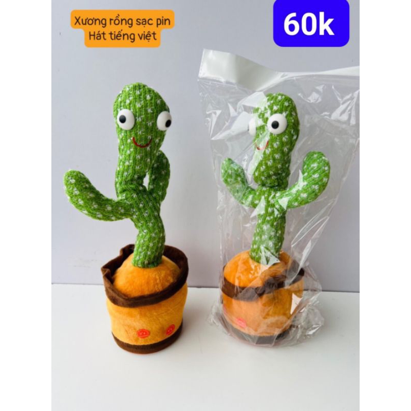 Giá xả kho Cây xương rồng xanh hát , nhảy múa, nhại giọng nói vui nhộn cho bé