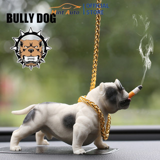 Chó để taplo ô tô bulldog trang trí ô tô bàn làm việc, cực ngầu