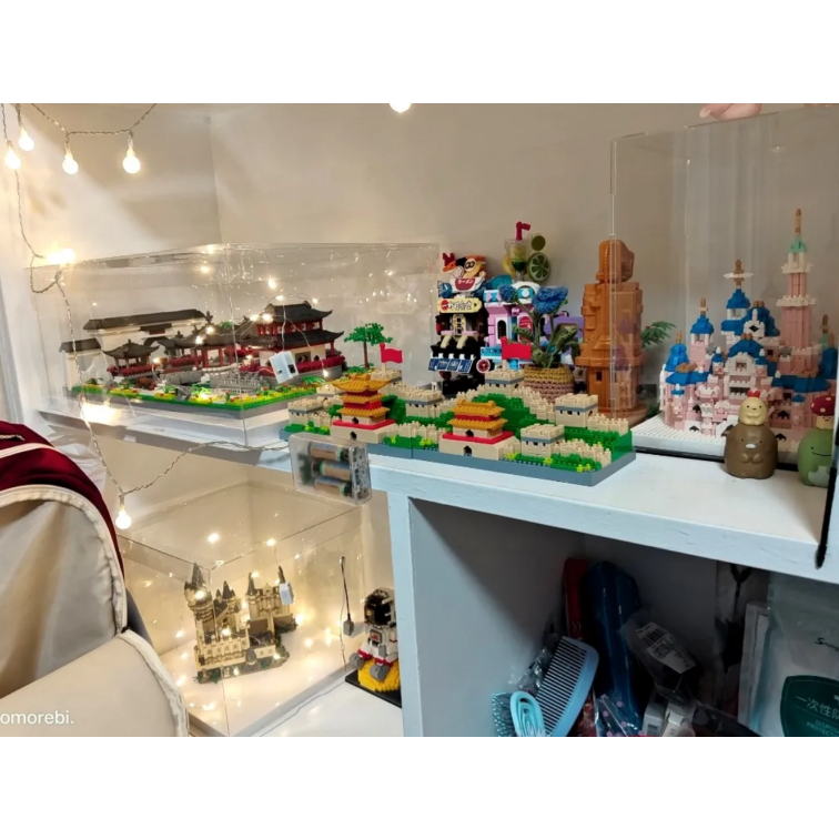 Tương thích với các khối xây dựng Lego Trường Phù thủy và Pháp sư Harry Potter lắp ráp đồ chơi giáo dục Lâu đài Hogwarts