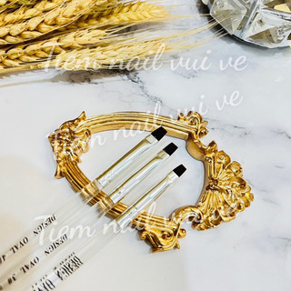 Cọ bản làm nail cọ bản vuông cán trong