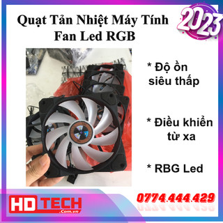 Quạt tản nhiệt máy tính fan led rgb - fan case máy tính