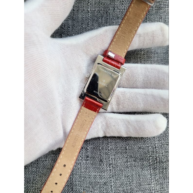 Đồng hồ nữ Tank đính đá Nhật hiệu Jabal