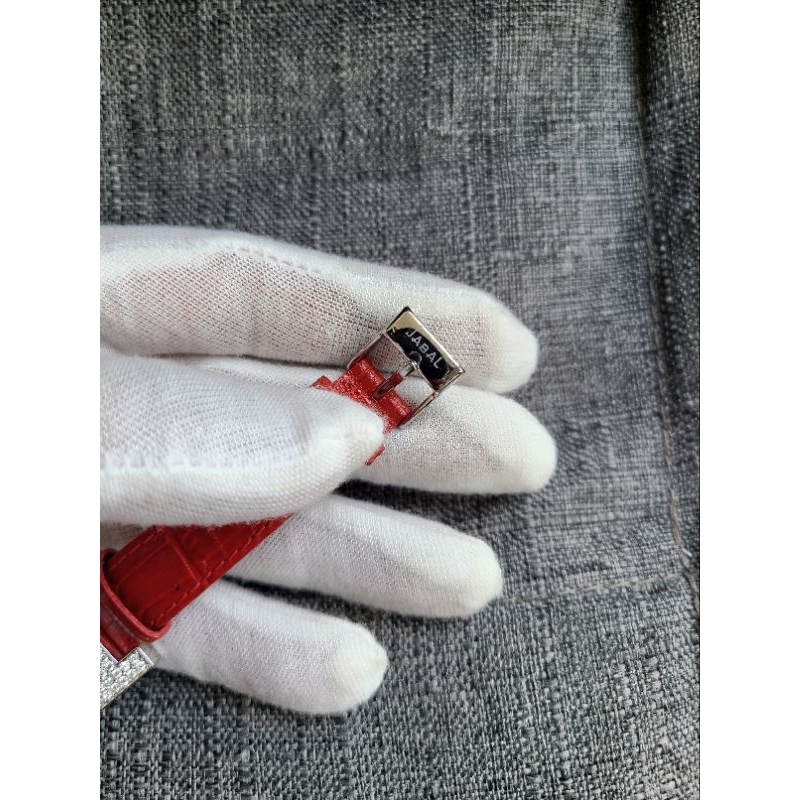 Đồng hồ nữ Tank đính đá Nhật hiệu Jabal